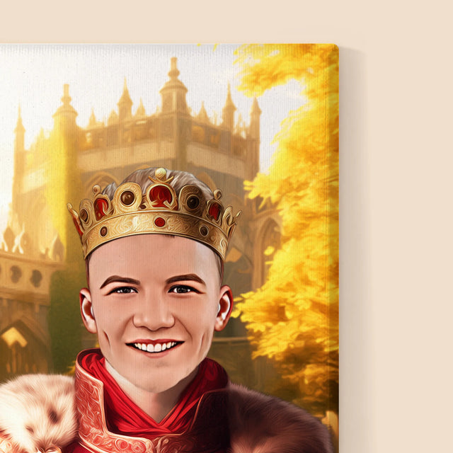 Királyi Portré: Király És Királynő - Keretes Nyomtatott Kép 30X40