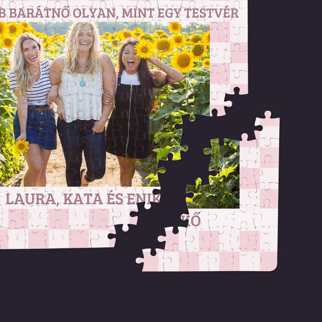 Fotó És Felirat: A Legjobb Barátnő Olyan, Mint Egy Testvér - Puzzle