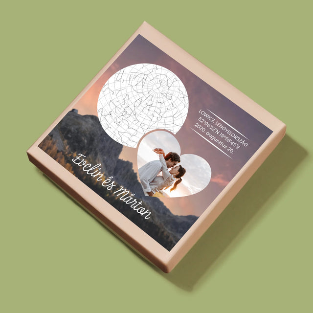 Csillagtérkép: Szerelmes Pár A Hegyekben - Puzzle