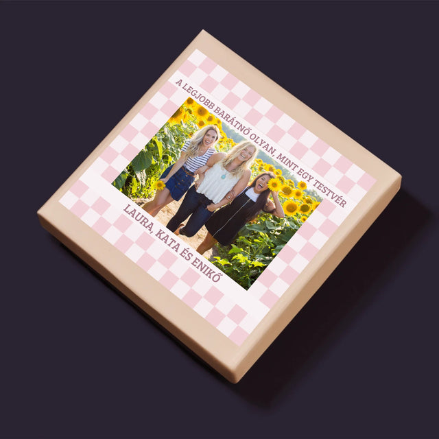 Fotó És Felirat: A Legjobb Barátnő Olyan, Mint Egy Testvér - Puzzle