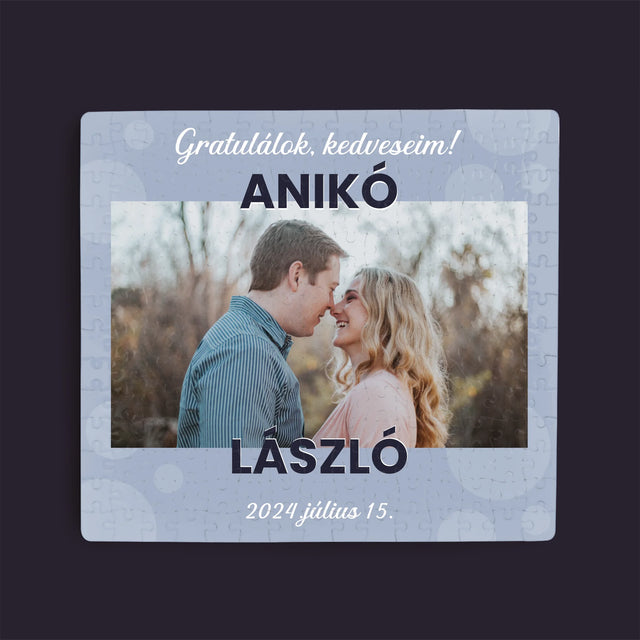 Fotó És Felirat: Házassági Jókívánságok - Puzzle
