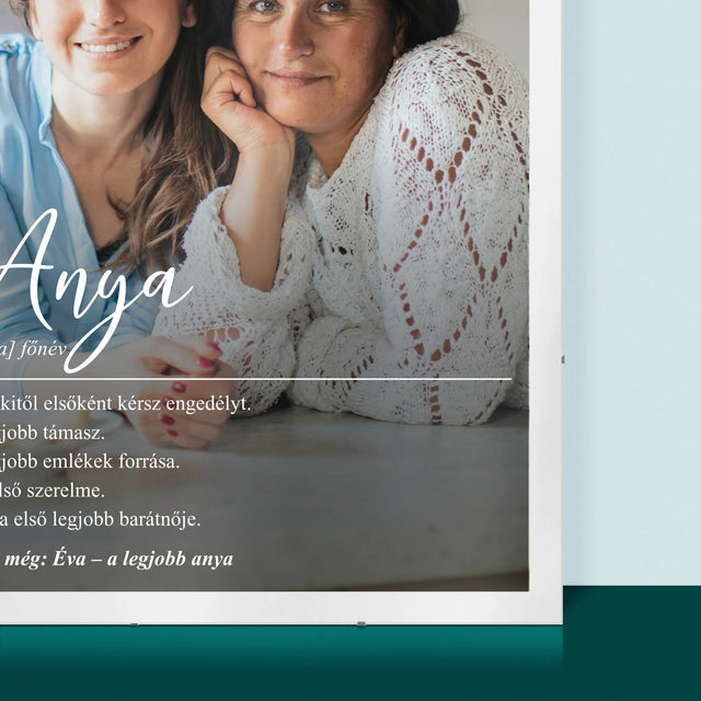 Fotó És Felirat: Anya, Fogalom - Plakát