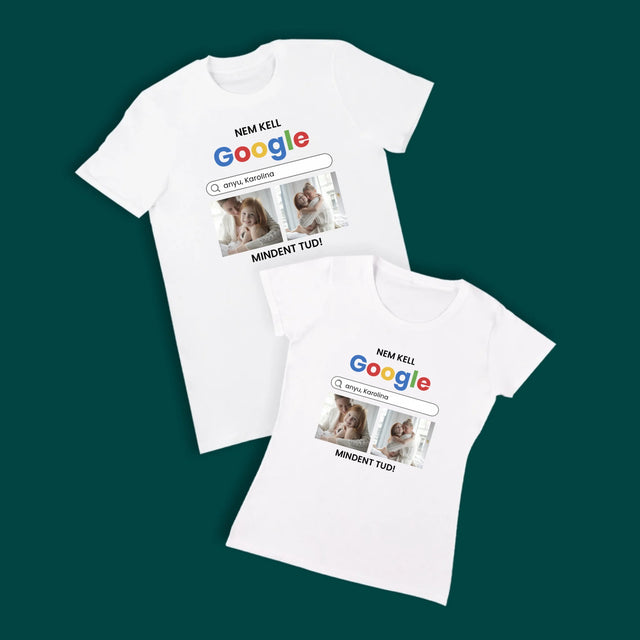Fotókollázs: Nincs Szükségem A Google-Ra - Pólók Párnak