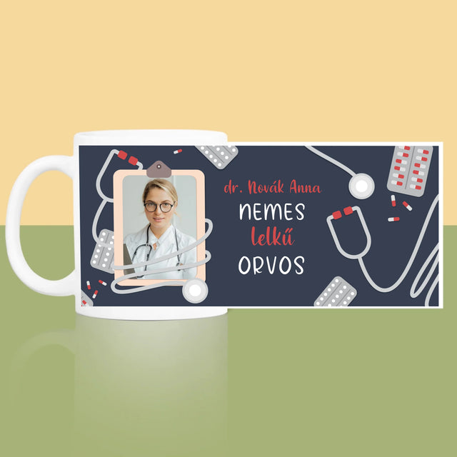 Fotó És Felirat: Nemes Lelkű Orvos - Bögre