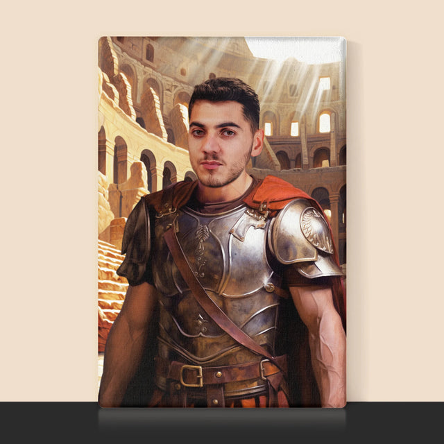 Királyi Portré: Gladiátor - Keretes Nyomtatott Kép 30X40