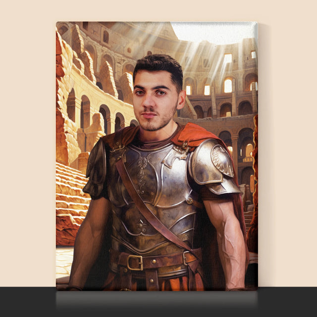 Királyi Portré: Gladiátor - Keretes Nyomtatott Kép 30X40