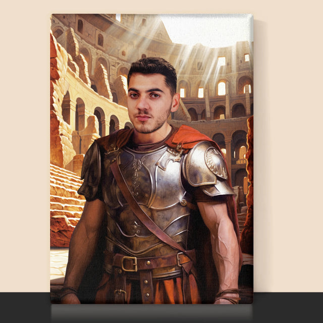 Királyi Portré: Gladiátor - Keretes Nyomtatott Kép 30X40