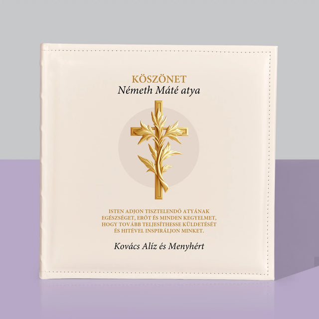 Név És Aláírás: Köszönet Papnak - Fotóalbum