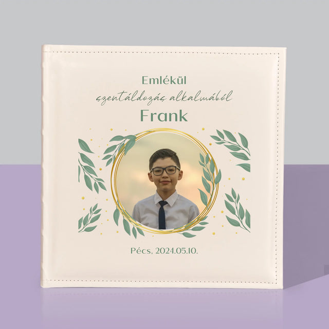 Fotó És Felirat: Első Szentáldozás Alkalmából - Fotóalbum