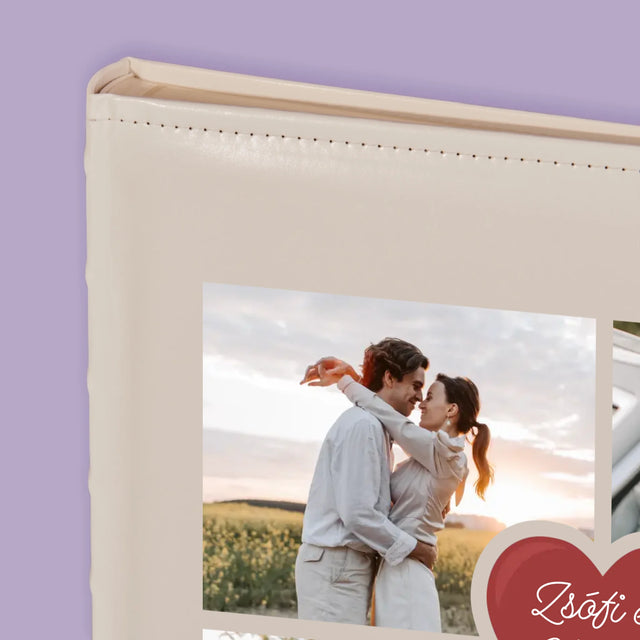 Fotókollázs: Első Évforduló Szív - Fotóalbum