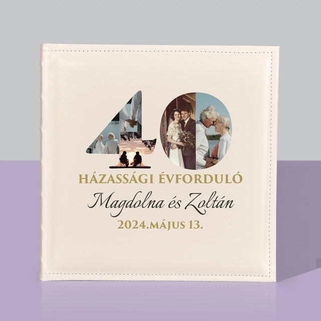 Szó Fotókból: 40. Házassági Évforduló - Fotóalbum