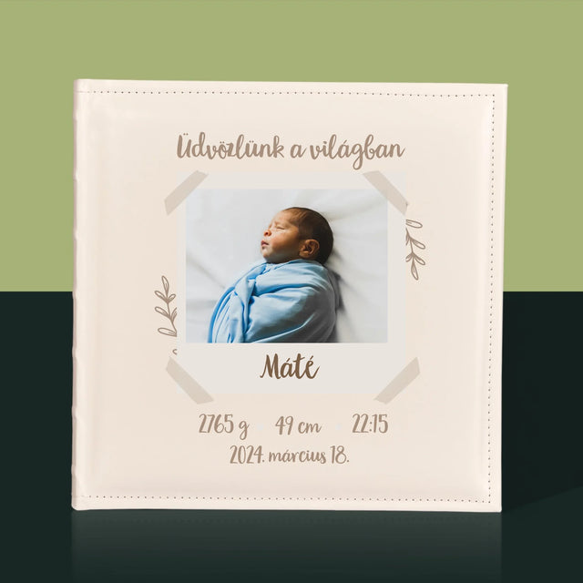 Születési Emléklap: Irat Ágakkal - Fotóalbum