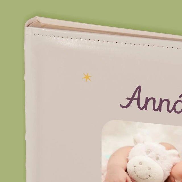 Születési Emléklap: Irat Holddal - Fotóalbum