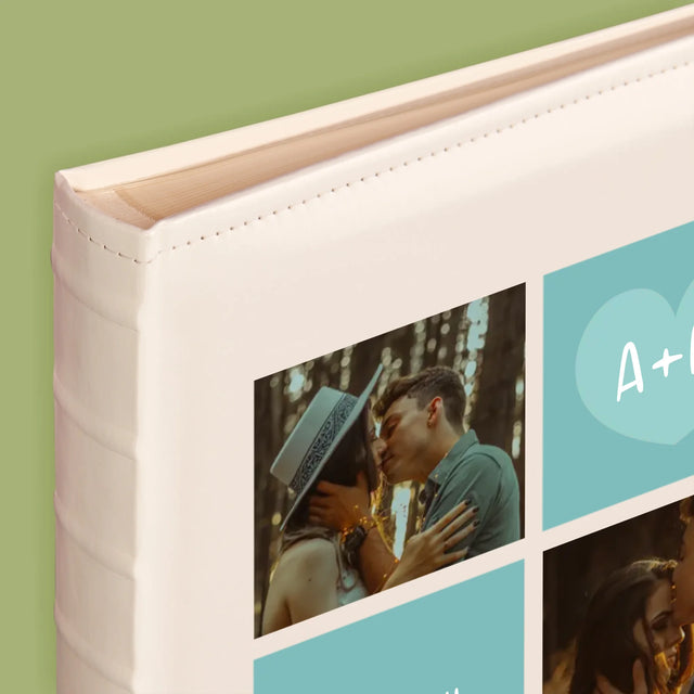 Fotókollázs: Szeretlek, Iniciálék - Fotóalbum