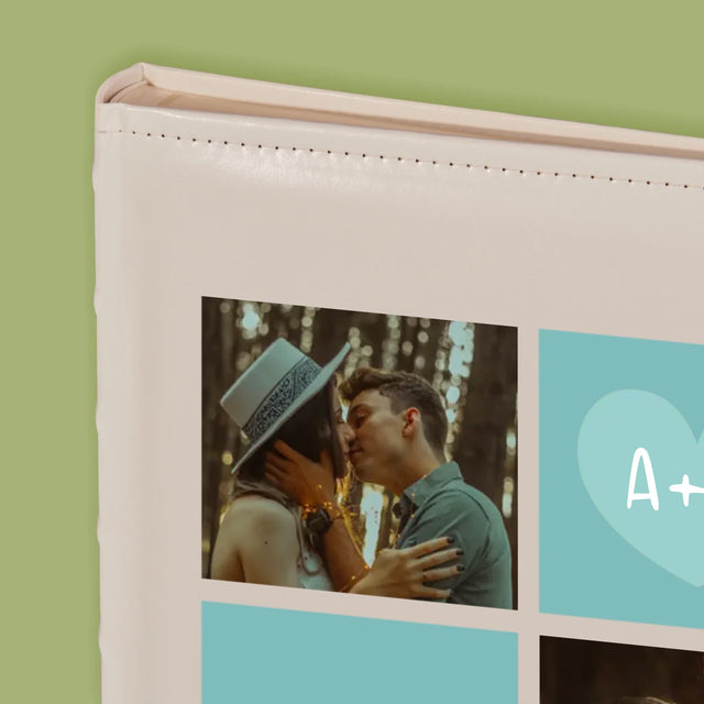 Fotókollázs: Szeretlek, Iniciálék - Fotóalbum