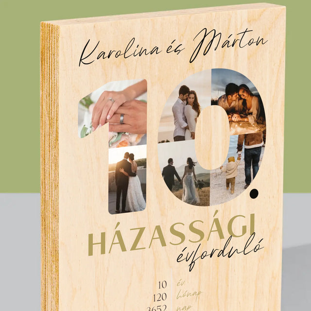 Szó Fotókból: 10. Házassági Évforduló - Nyomtatás Fára