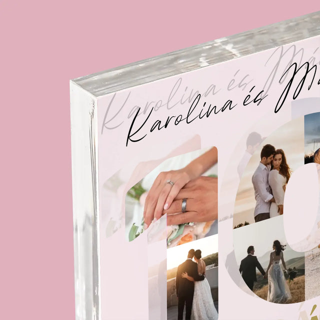 Szó Fotókból: 10. Házassági Évforduló - Akrilüveg