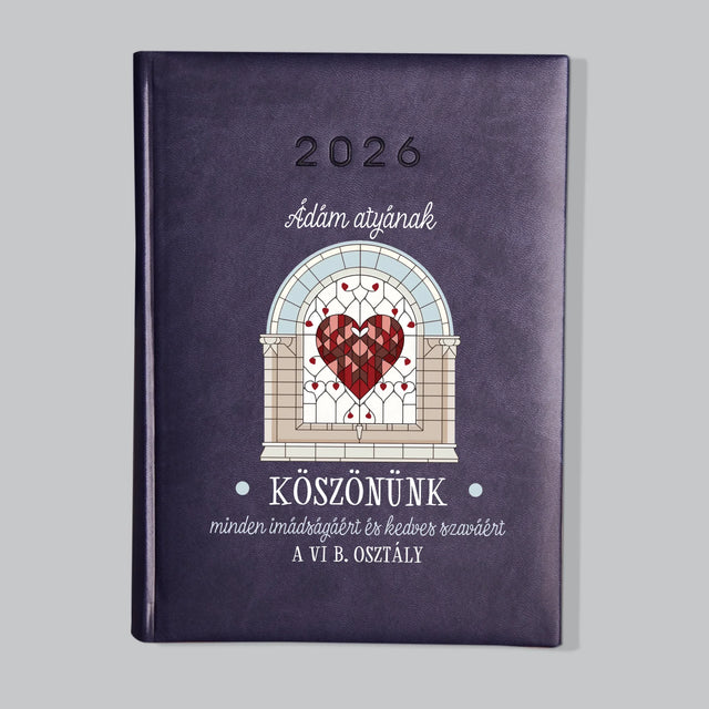 Név És Aláírás: Köszönünk Minden Imát - Határidőnapló