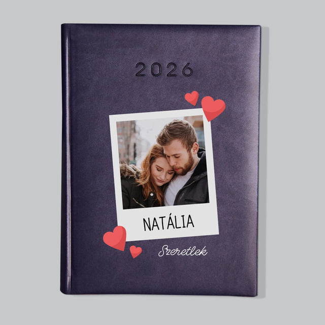 Fotó És Felirat: Szeretlek Fénykép - Határidőnapló