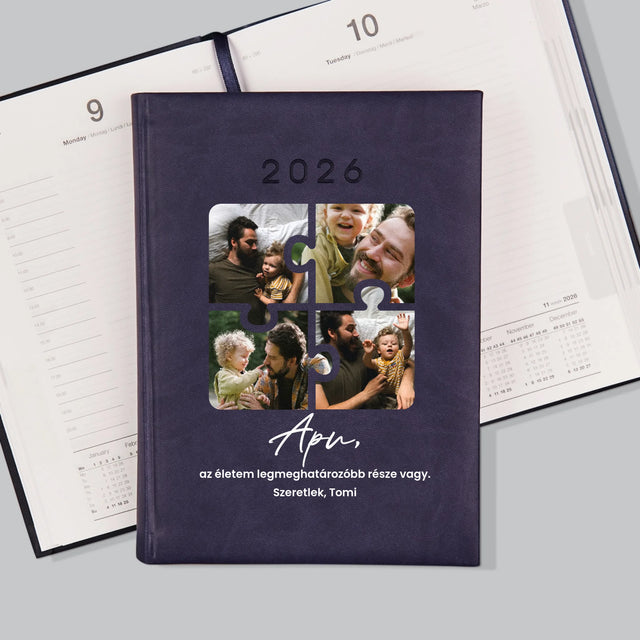 Fotókollázs: Apunak - Határidőnapló