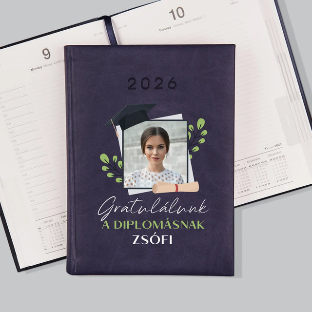Fotó És Felirat: Gratulálunk A Diplomásnak - Határidőnapló