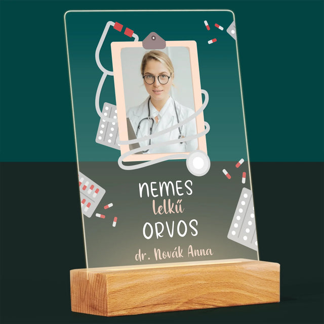 Fotó És Felirat: Nemes Lelkű Orvos - Akrilüvegre Nyomtatott Kép