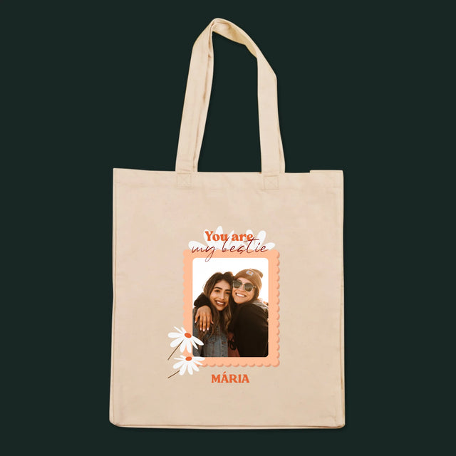 Fotókollázs: Besties Képek - Vászontáska
