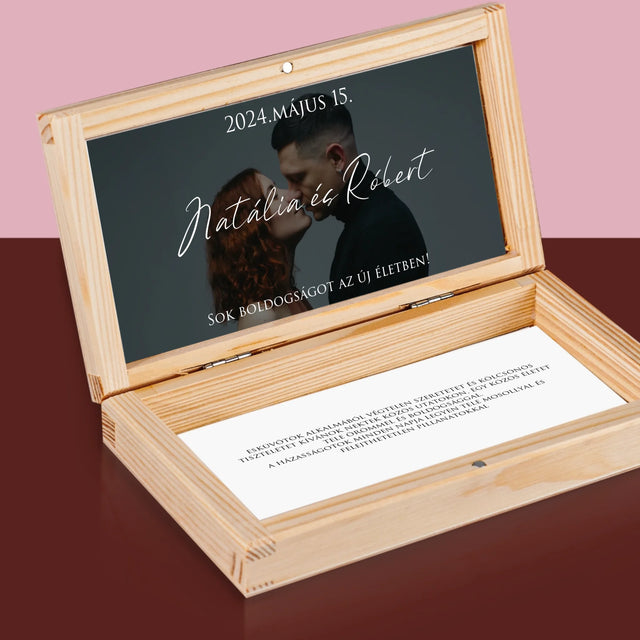 Fotó És Felirat: Esküvői Fotó Jókívánságok - Fa Pénztárca