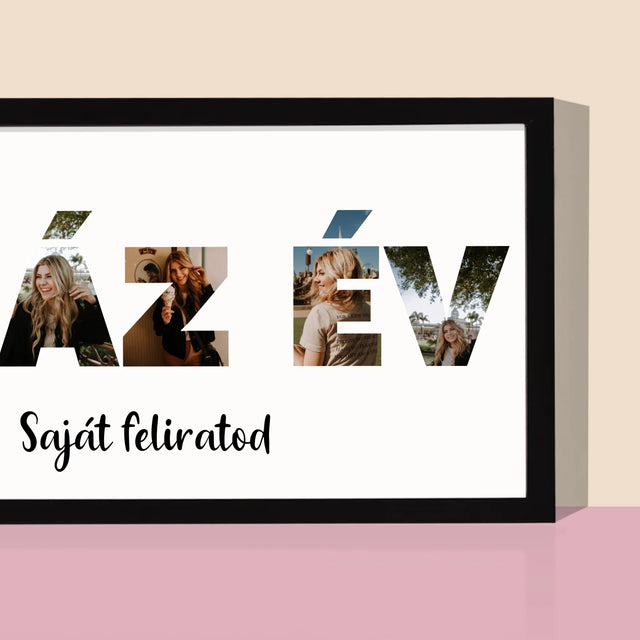 Szó Fotókból: Száz Év A Képeidből - Keretes Nyomtatott Kép 20X40