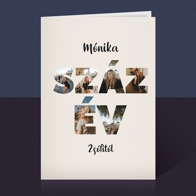 Szó Fotókból: Száz Év A Képeidből - Üdvözlőlap
