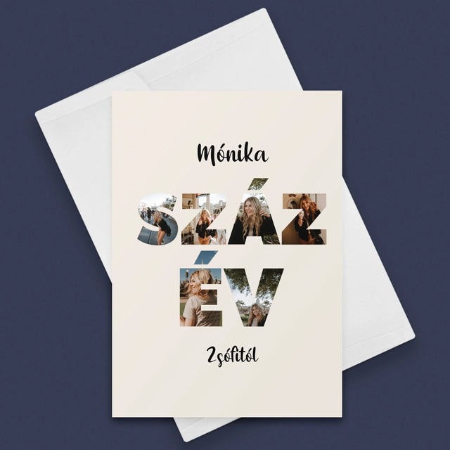 Szó Fotókból: Száz Év A Képeidből - Üdvözlőlap