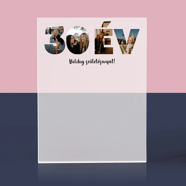 Szó Fotókból: 30Év A Képeidből - Akrilüveg