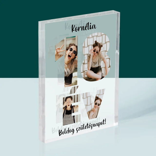 Szó Fotókból: 18 Év A Képeidből - Akrilüveg