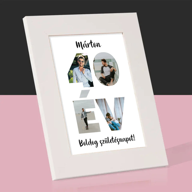 Szó Fotókból: 40 Év A Képeidből - Fotókeret