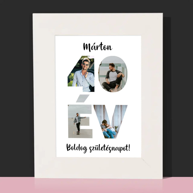 Szó Fotókból: 40 Év A Képeidből - Fotókeret