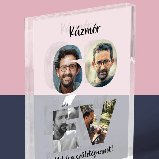 Szó Fotókból: 60 Év A Képeidből - Akrilüveg