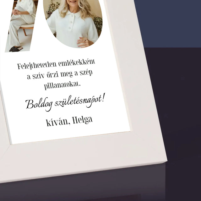Szó Fotókból: 70 Szülinap - Fotókeret